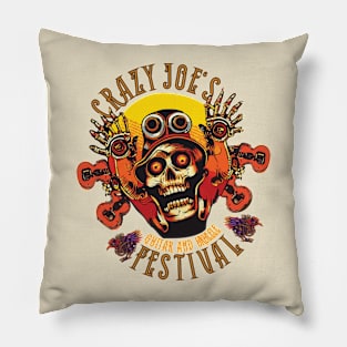 Crazy Joe’s Guitar & Ukulele Festival Pillow