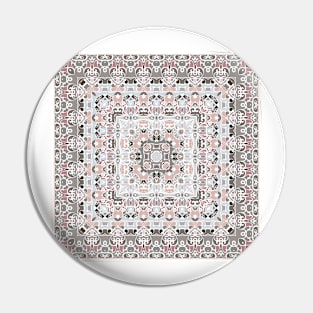 Arabic ornate square pattern Pin