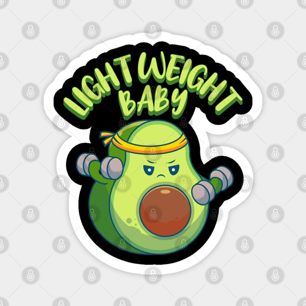 Light Weight Baby Avocado Magnet by Norse Magic