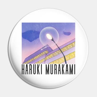 Haruki Murakami 村上 春樹 /// Retro Fan Art Design Pin