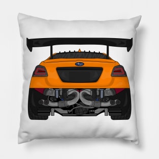 WRX REAR ORANGE Pillow