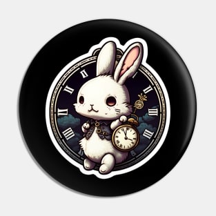 Kawaii White Rabbit II Pin