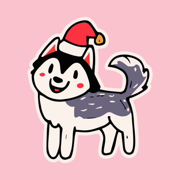 Christmas Husky Dog Lover Malamute by BetterManufaktur