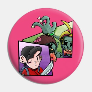 Liz the zombie slayer Pin