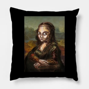 Gioconda Caricature Pillow