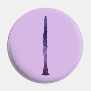 Space Clarinet Pin