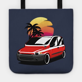 Red Multipla Sunset Tote