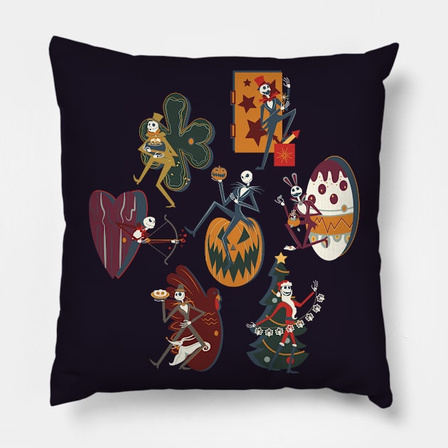 The Holiday King Pillow by SurefootDesigns