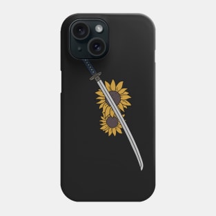 Sunflower Katana Phone Case