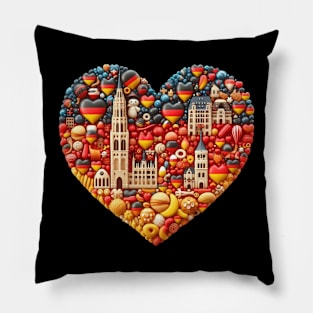 I Love Germany Pillow