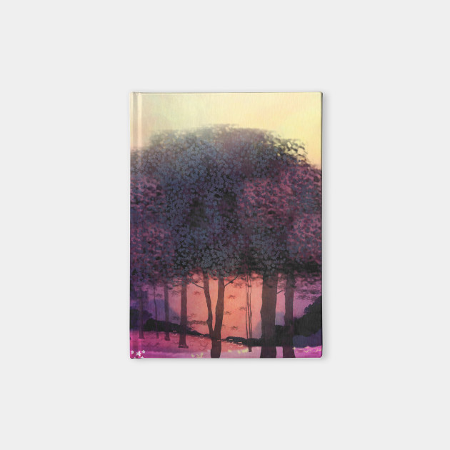 Pink Sunset Forest