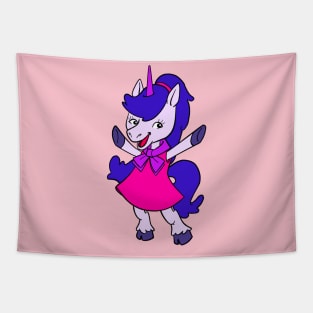 Unicorn Kiddo Tapestry