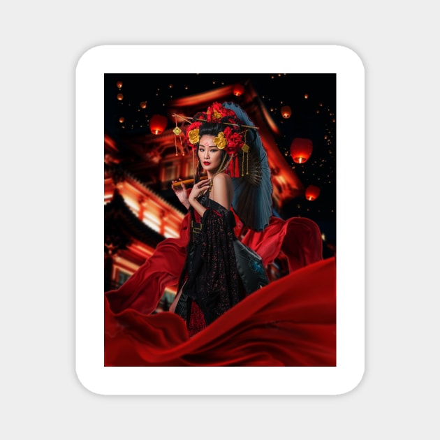Queen of Hearts Magnet by Fanbros_art
