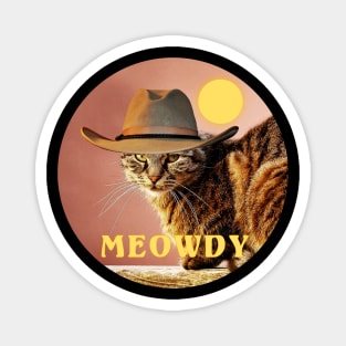 Meowdy Magnet