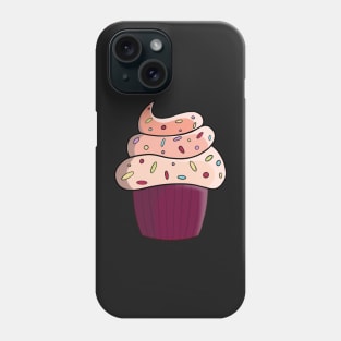 Cupcakes and Frosting with Sprinkles Phone Case