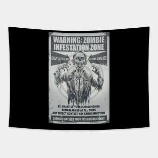 Zombie infestation zone Tapestry