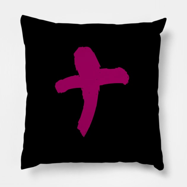 Lent Cross Pillow by FlorenceFashionstyle