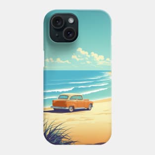 Grayton Beach Florida | Retro Travel Style Phone Case