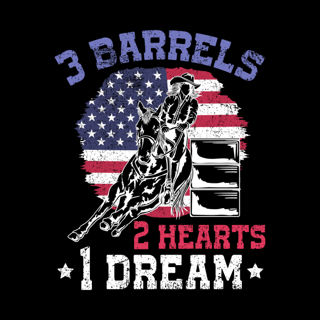 3 Barrels 2 Hearts 1 Dream I Horseback Riding by biNutz