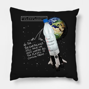 Humorous Global Warming Pillow