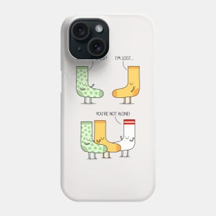 Lost sock Phone Case