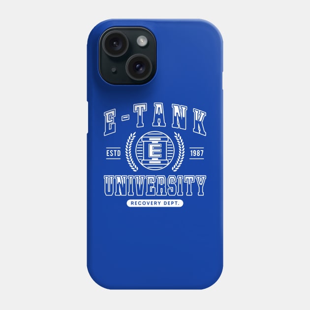 E Tank University Emblem Phone Case by Lagelantee