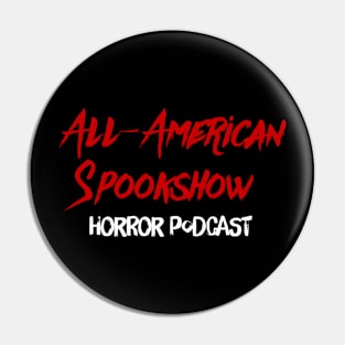 All-American Spookshow Horror Podcast 2021 Logo Pin