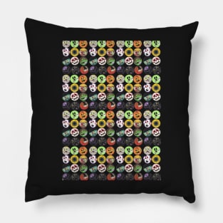 Halloween Ghouls Pattern Pillow