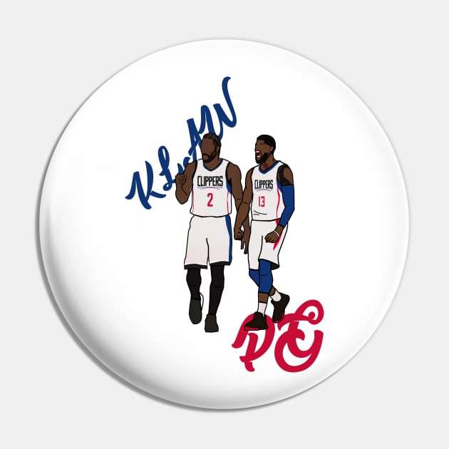 Kawhi Leonard x Paul George 'KLAW x PG' - NBA LA Clippers Pin by xavierjfong