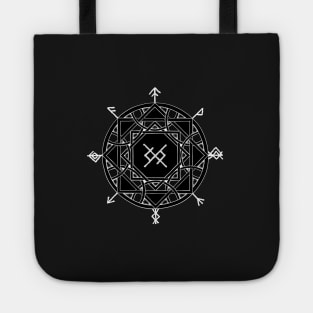 love bind rune magic circle Tote