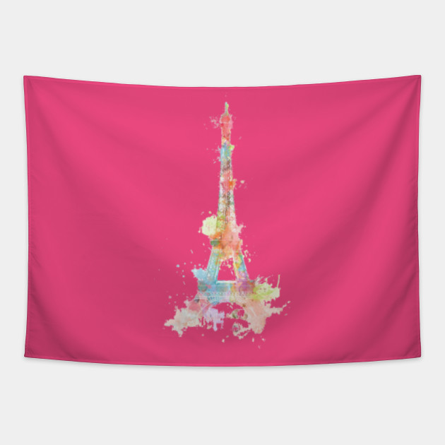 Eiffel Tower Drawing Watercolor Painting Retro Lovely Eiffel