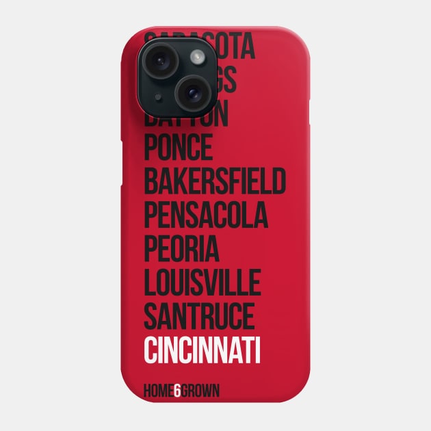 "Homegrown Series" Cincinnati: Speedy Phone Case by alanduda