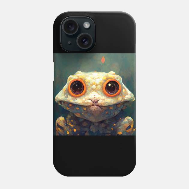 Cute Toad looking for love Phone Case by Liana Campbell