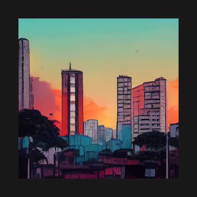 Sao Paulo | Comics Style by ComicsFactory