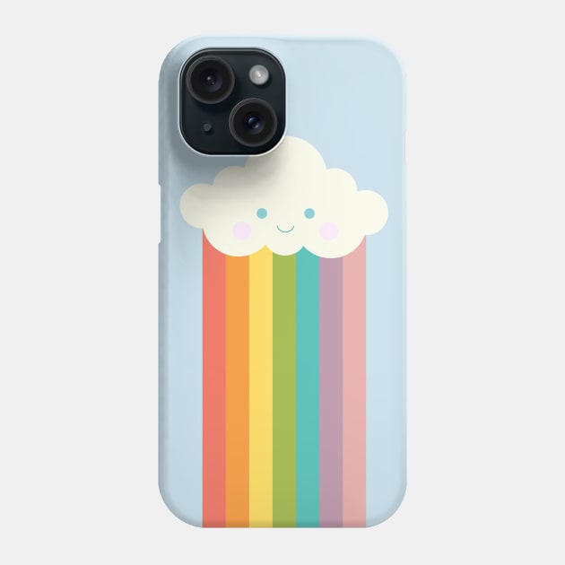 Proud rainbow cloud Phone Case by EuGeniaArt