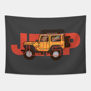 Jeep Adventure Cars Tapestry