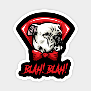 American Bulldog Halloween Vampire Magnet