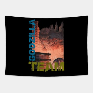 godzilla vs kong - team godzilla Tapestry