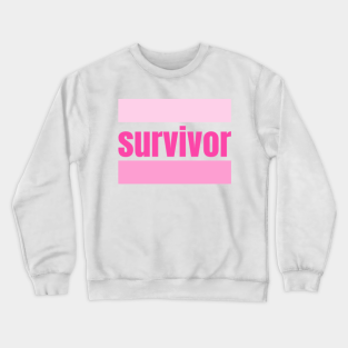 I Wear Pink for My Grandma Cancer Awareness Support Gift Cancer Survivor Family Unisex Youth Crewneck Sweatshirt