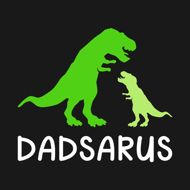 Dadsaurus dinosaur funny father's day gift for daddy by Designzz