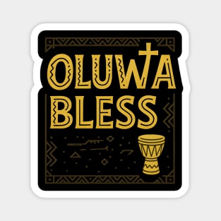 Oluwa Bless Prayer Magnet