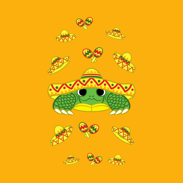 Sombrero Turtle! by VicNeko