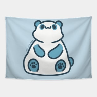 Cute Blue Panda Bear Tapestry