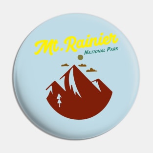 Mt Rainier National Park Washington Pin