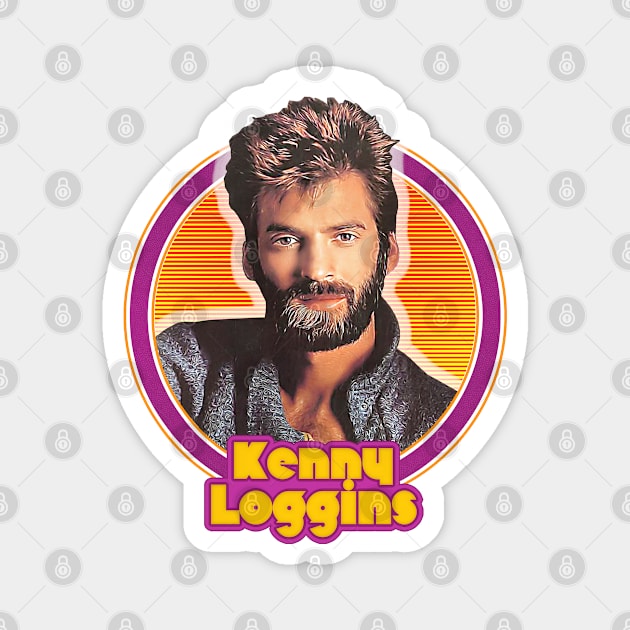 Kenny Loggins / 80s Aesthetic Fan Art Design Magnet by DankFutura