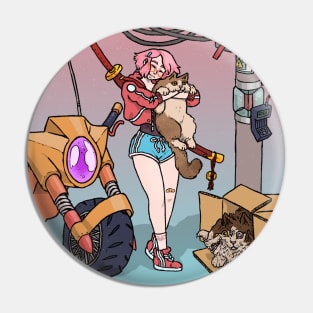 Catgirl Pin