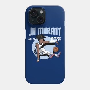 Ja Morant Comic Style Phone Case