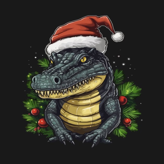 Alligator Christmas by JH Mart