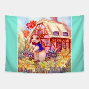 PARSELY BUNNY'S HOUSE Tapestry