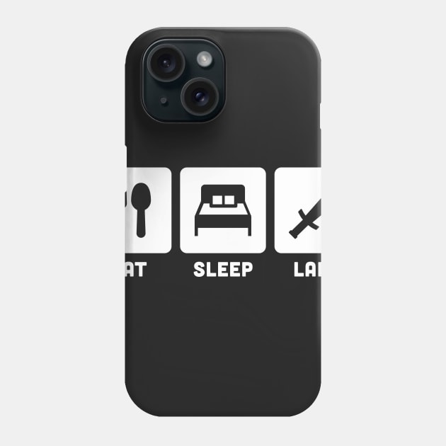 Eat, Sleep, LARP | Funny LARPer Design Phone Case by MeatMan